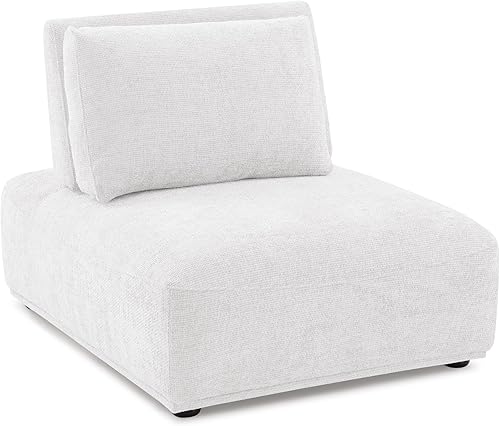 Miniatura 8 de Furniture of America Tatiana - Moderno sofá modular de felpilla de 3 plazas con respaldo ajustable para sala de estar, oficina, combinación libre,