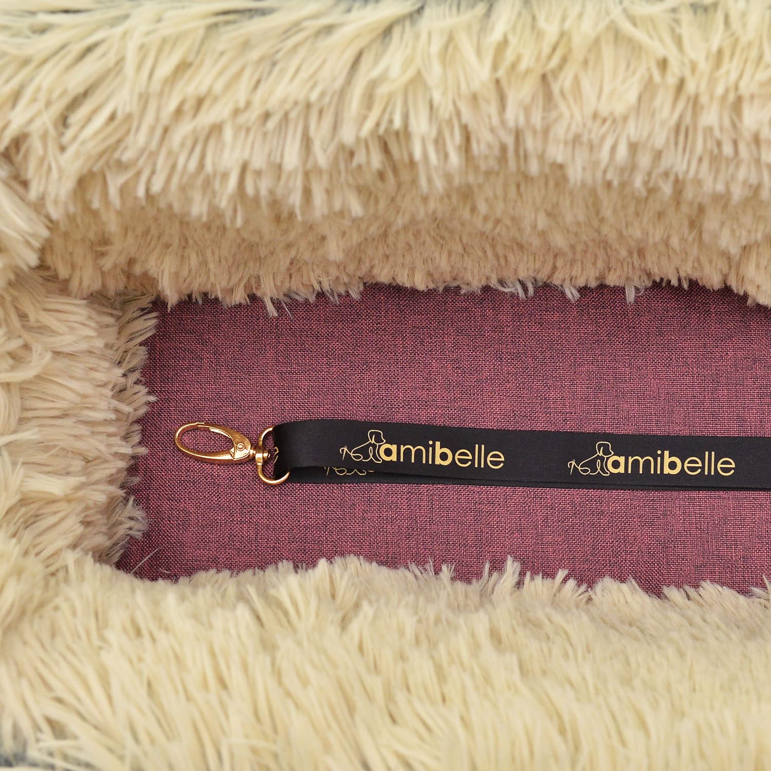 Hunde Armlehn Auto | Universal Autositz Waschbar Abriebfest, Autositz Hund für Mittelkonsol, Vordersitz, Beifahrersitz, Rückbank | Hundetasche, für Kleine Hunde | Farbe: Rotwein
