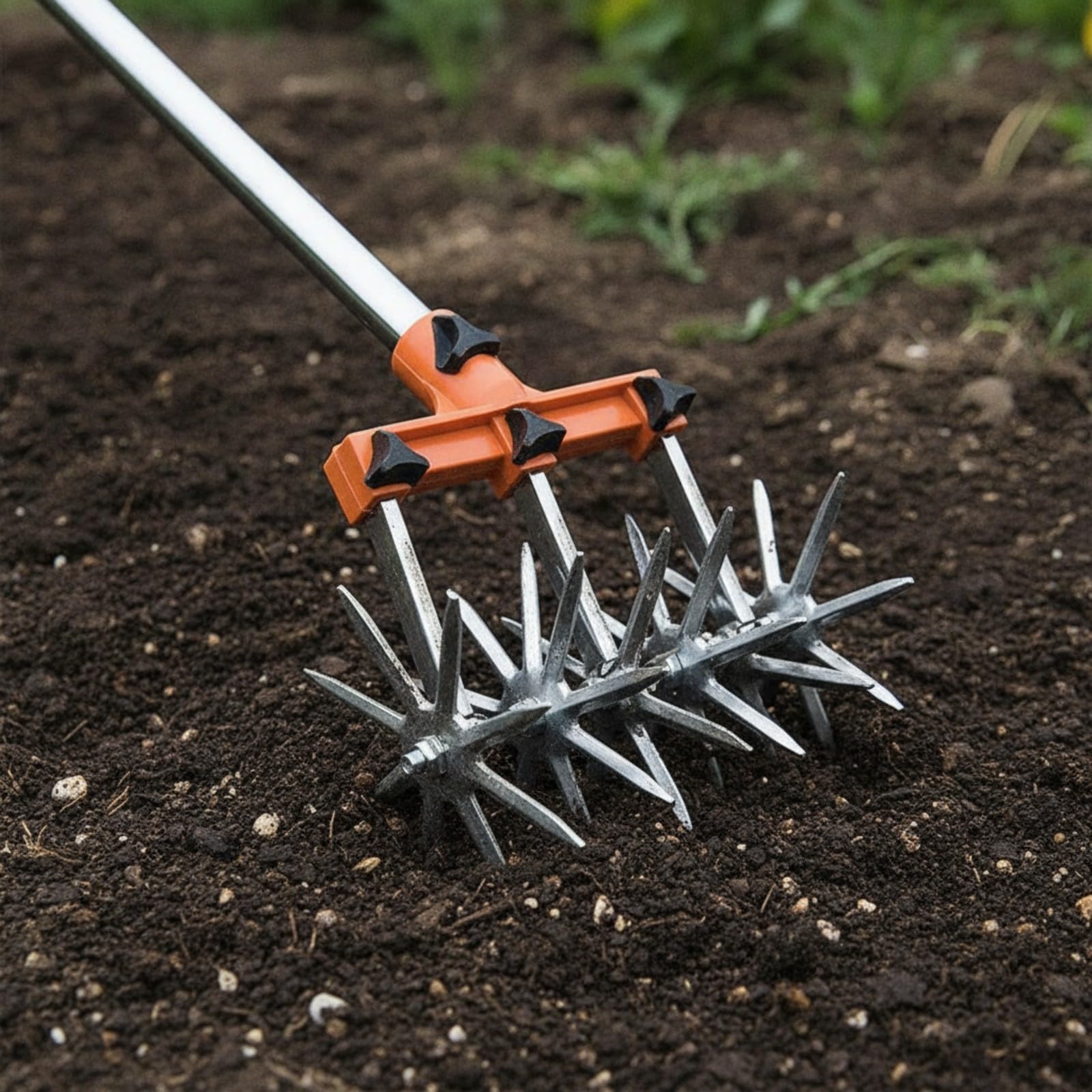 Coltivatore a Rotazione Rapido | Robusto, Sarchiatore, Efficiente, Attrezzo per il Giardinaggio, Aiuole, Giardinieri