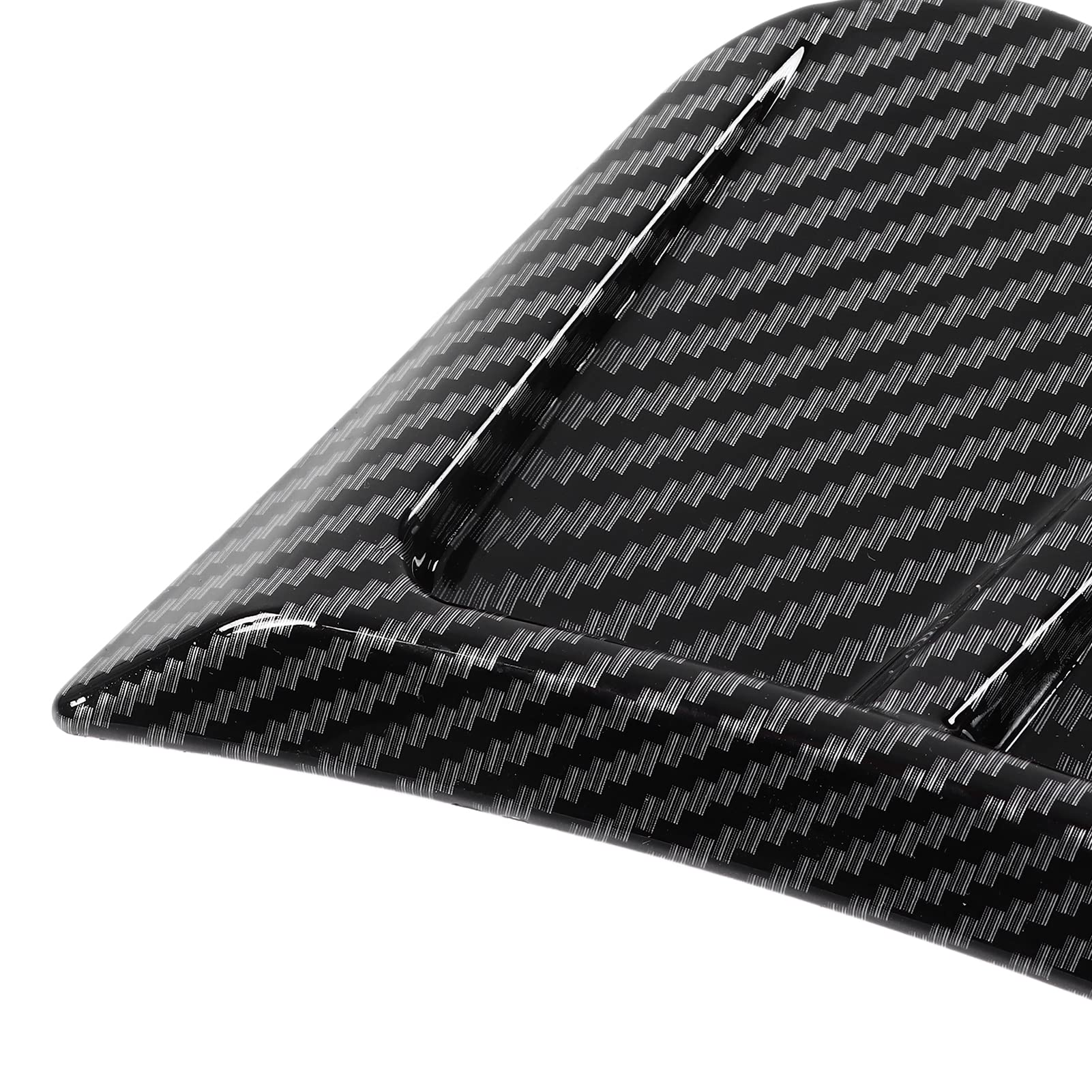 Copertura del rivestimento della presa d'aria del parafango dell'auto, coppia di rivestimento della presa d'aria laterale del paraurti anteriore Decorazione universale in stile esterno in fibra di car