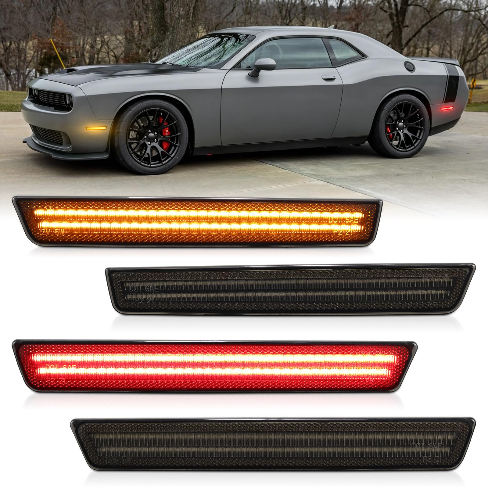 た*ま様 CHALLENGER LEDライト 2015-2023 Dodge Challenger | Morimoto XRGB LED Headlights