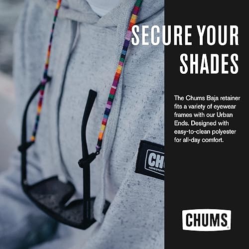 Miniatura 2 de Chums Baja Urban - Retenedor de gafas a rayas y correa para gafas de sol