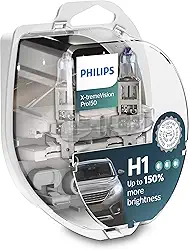 Par Lampada Philips X-treme Vision Pro H1 3400K 150% + Luz