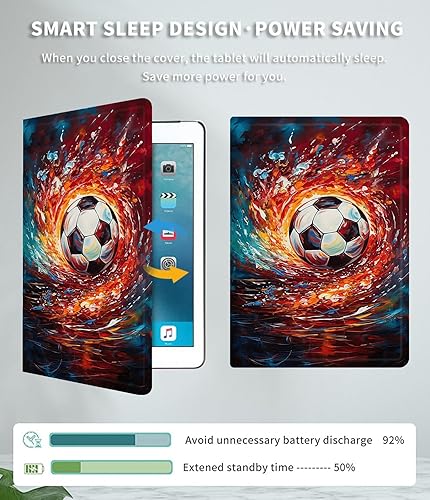 Vista 282 de Funda para Kindle de 6 pulgadas (11.ª generación, versión 2024/2022) delgada de piel sintética, ajustable, multiángulo, Smart Shell con función