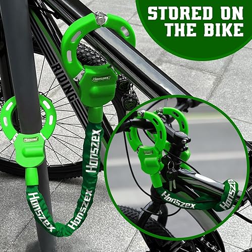 Miniatura 49 de Scooter Lock, Bike Locks High Security with Key, 36.22inch Heavy Duty Bike Lock Chain, Accessories for Electric Scooter, E-Bikes