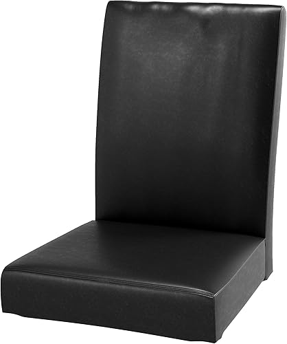 La funda para silla Henriksdal de piel sintética ancho de 20.2 pulgadas es compatible con la funda o funda de silla de comedor IKEA (piel sintética)