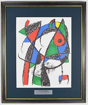 Amazon | ジョアン ミロ『Lithographie originale ①【LITHOGRAPHE 第