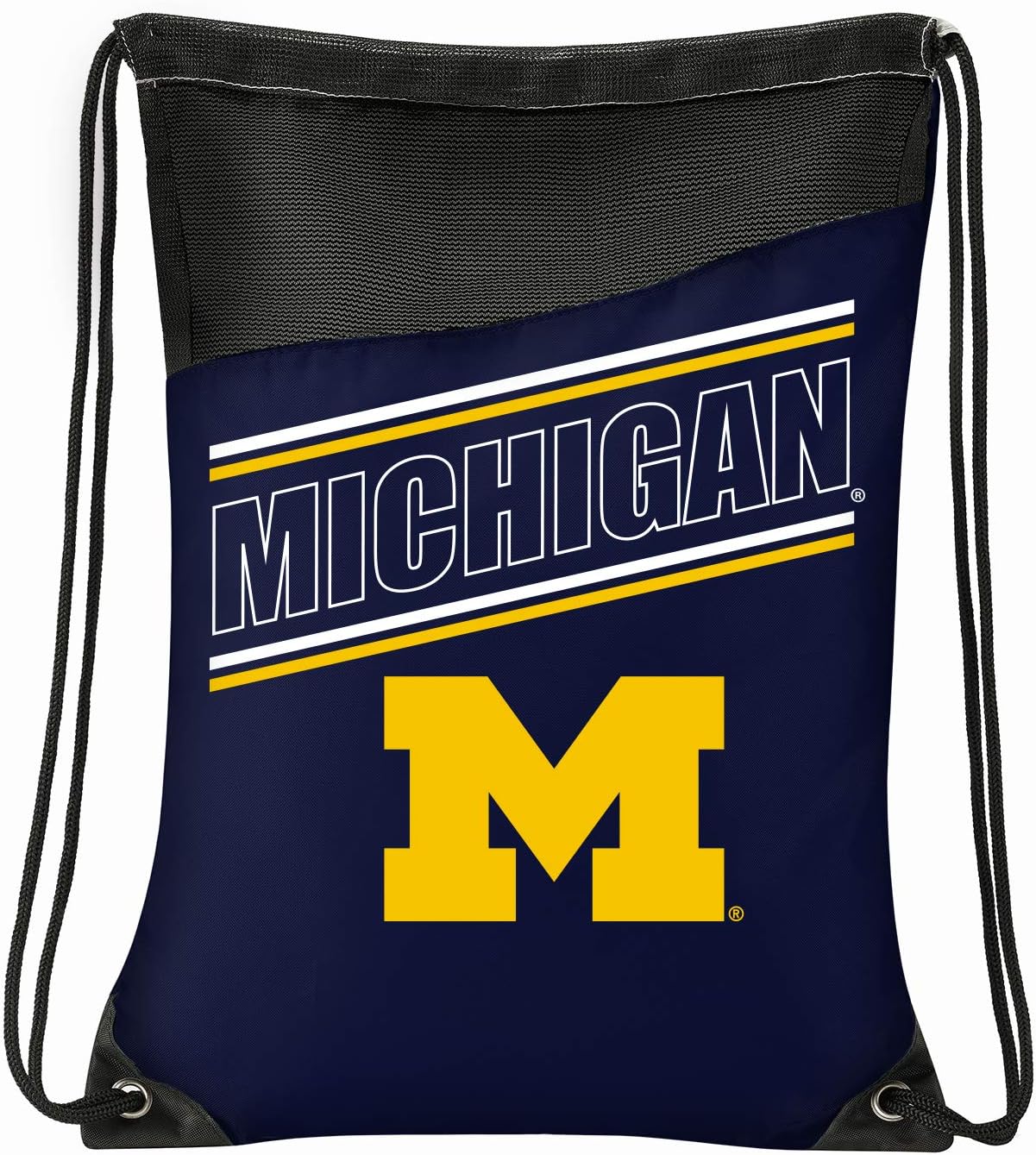 Officially Licensed NCAA "Incline" Backsack, 18" x 13.5", Multi Color