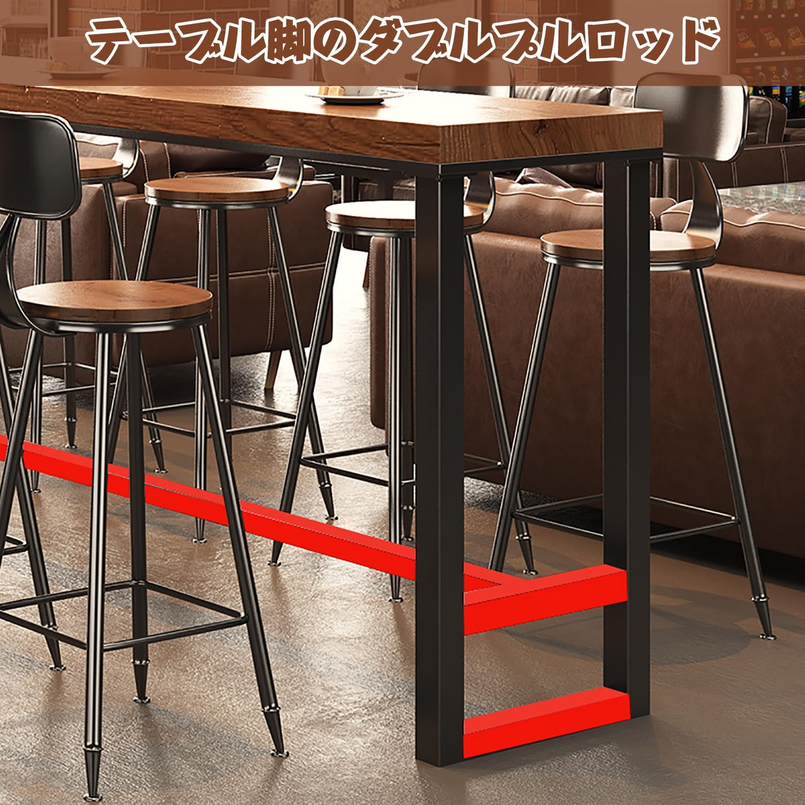 Amazon｜DKPLOE 天然木 カウンターテーブル ウンターテーブル