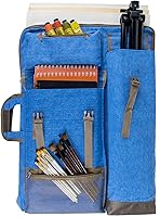 Vista 65 de TRANSON Art Portfolio Case Artist Mochila Bolsa de lona grande 26" x 19.5