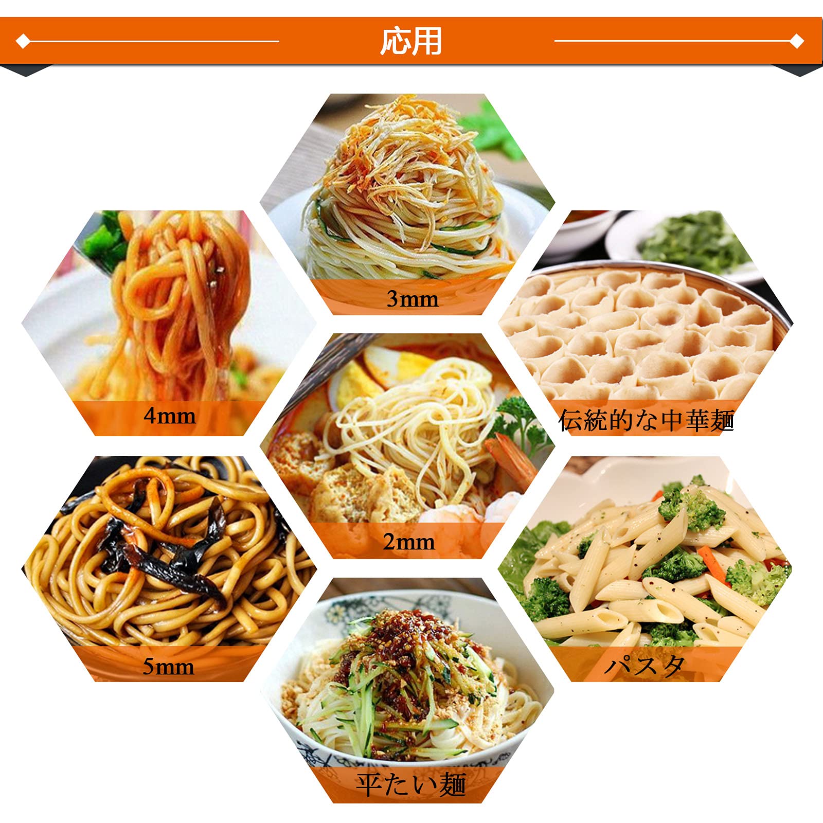 Amazon | JIAWANSHUN手動式製麺機 ラーメン製麺機 パスタマシン
