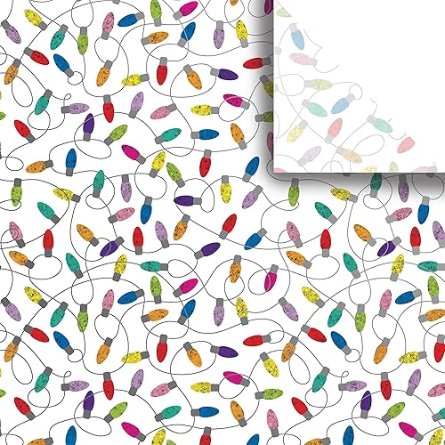 Miniatura 6 de JILLSON & ROBERTS Suministros de papel de regalo impreso de 20 x 30 pulgadas, diseño moderno Geo, 24 hojas plegadas