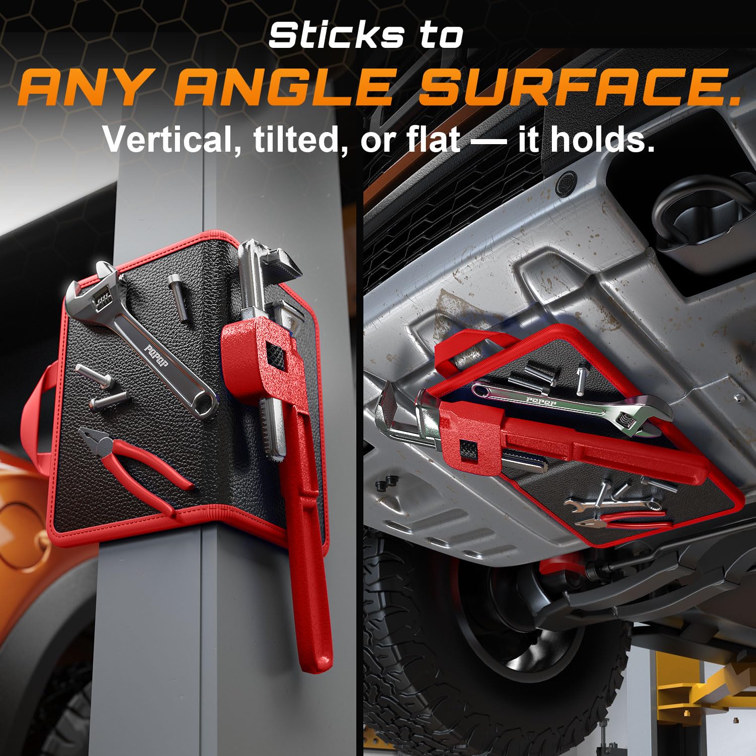 Magnetic Tool Mat for Mechanics, Foldable Magnet Pad with Handle — Amazon image 2