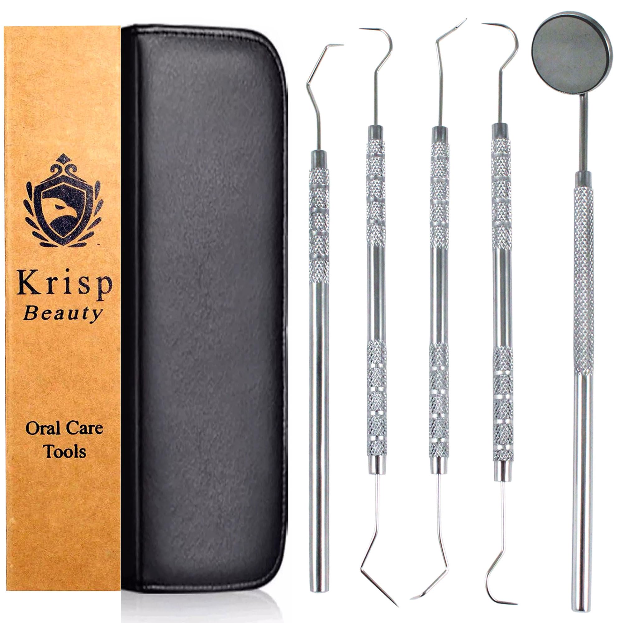 Professional Dental Tools - Dental Pick Dental Scaler for Tartar Plaque Remover Tooth Cleaner Teeth Scraper Dentist Hygienist