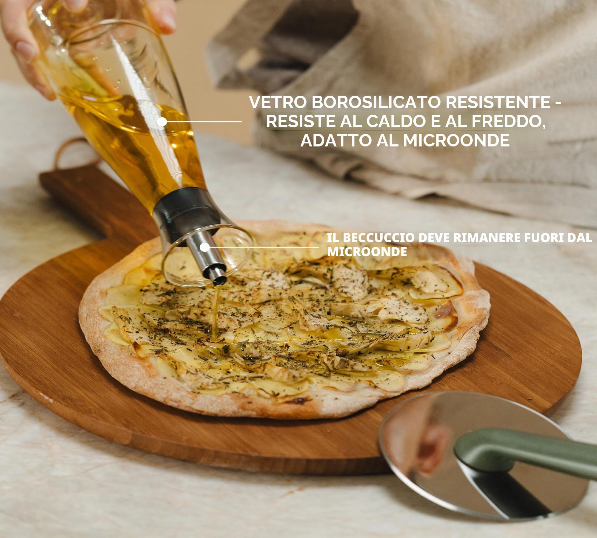 EVA SOLO | Set Oilcarafe & Shaker | Drip-free – no olio o condimento sul tavolo |