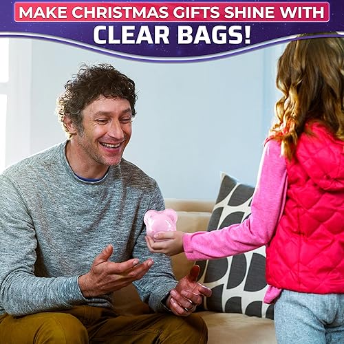 Miniatura 7 de 200 bolsas termorretráctiles 3 tamaños de 4 x 6 pulgadas (120) 8 x 10 pulgadas (50) 10 x 12 pulgadas (30) plástico PVC transparente Compatible con