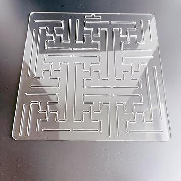 Acrylic Sashiko Stencil, Embroidery Pattern, Quilting Stencil for Hand Quilting and Embroidery