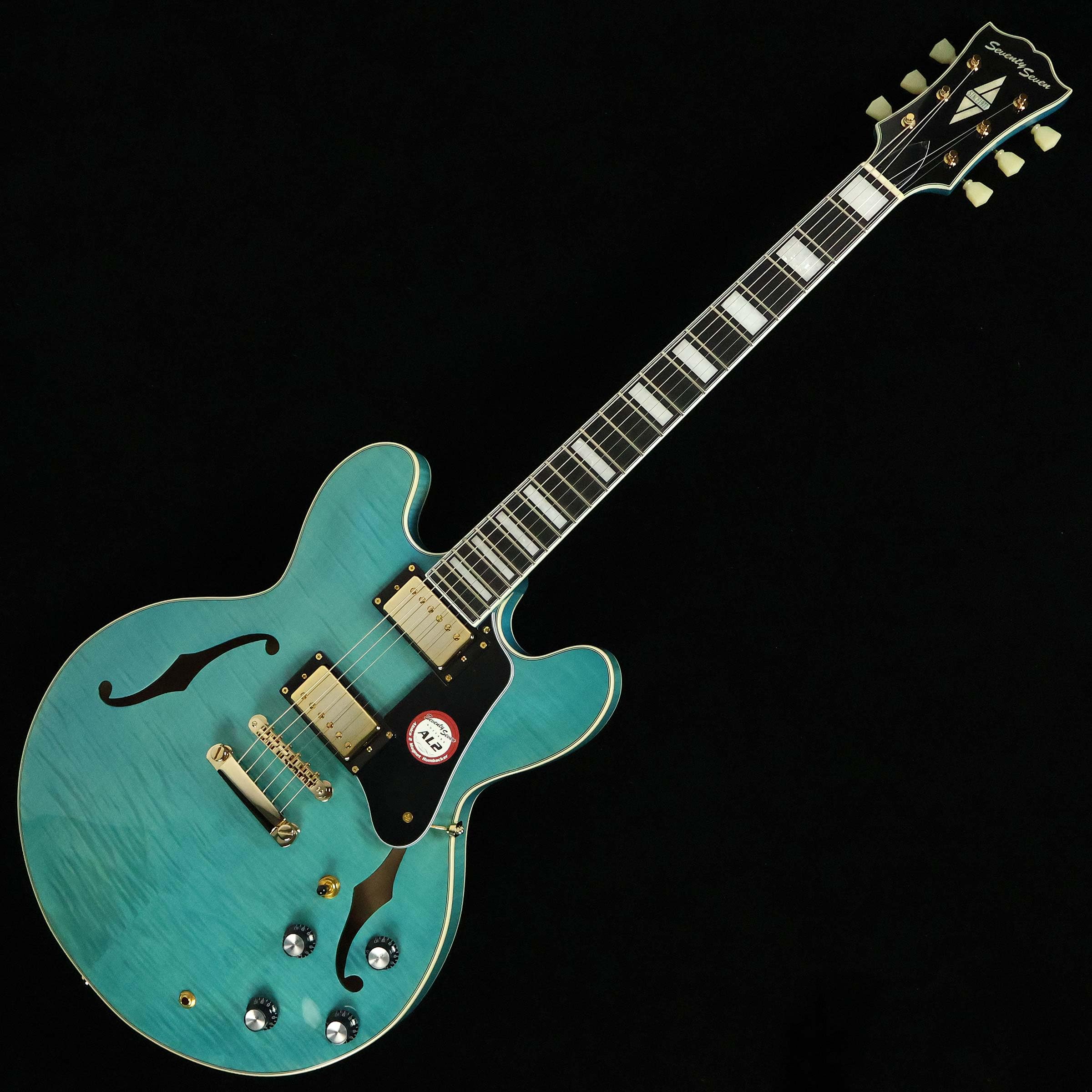 ギター Seventy Seven EXRUBATO-CTM-JT (AMB) Amazon | Seventy Seven EXRUBATO-CTM JT AMB セミアコギター