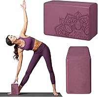 Vista 9 de Gaiam Yoga Block - Supportive Latex-Free Eva Foam - Soft Non-Slip Surface with Beveled Edges for Yoga, Pilates, Meditation