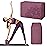 Gaiam Yoga Block - Supportive Latex-Free EVA Foam Soft Non-Slip Surface for Yoga, Pilates, Meditation (Athenian Blush) (05-64086)