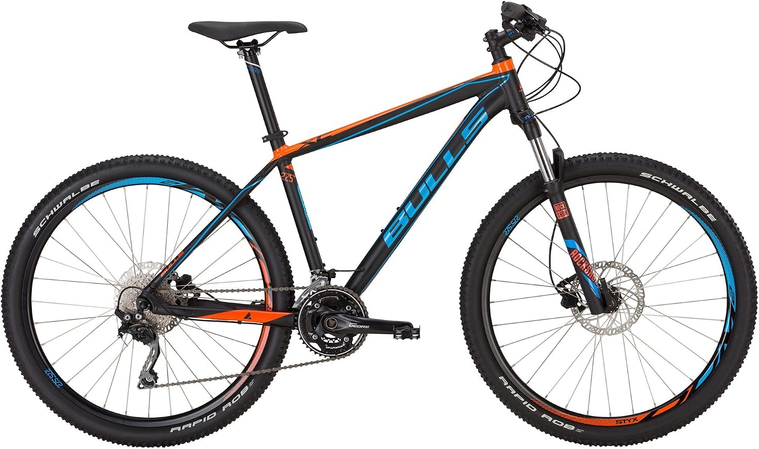 Bulls King Cobra Disc 27.5 Mountain Bike Hardtail 2017 CROSS COUNTRY MTB  XC, black, 51 cm : Sports \u0026 Outdoors