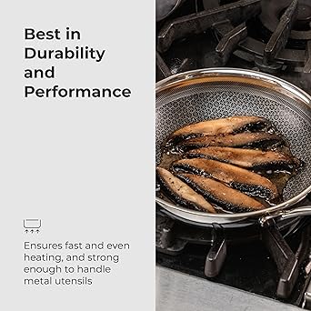 Black Cube Quick Release Cookware Wok with Helper Handle, 12.5-Inch/2.5 Quart ...