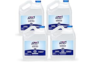Professional-Grade Purell Multi-Surface Wipes, 1 Gallon Spray Bottle Refill (4-Pack)