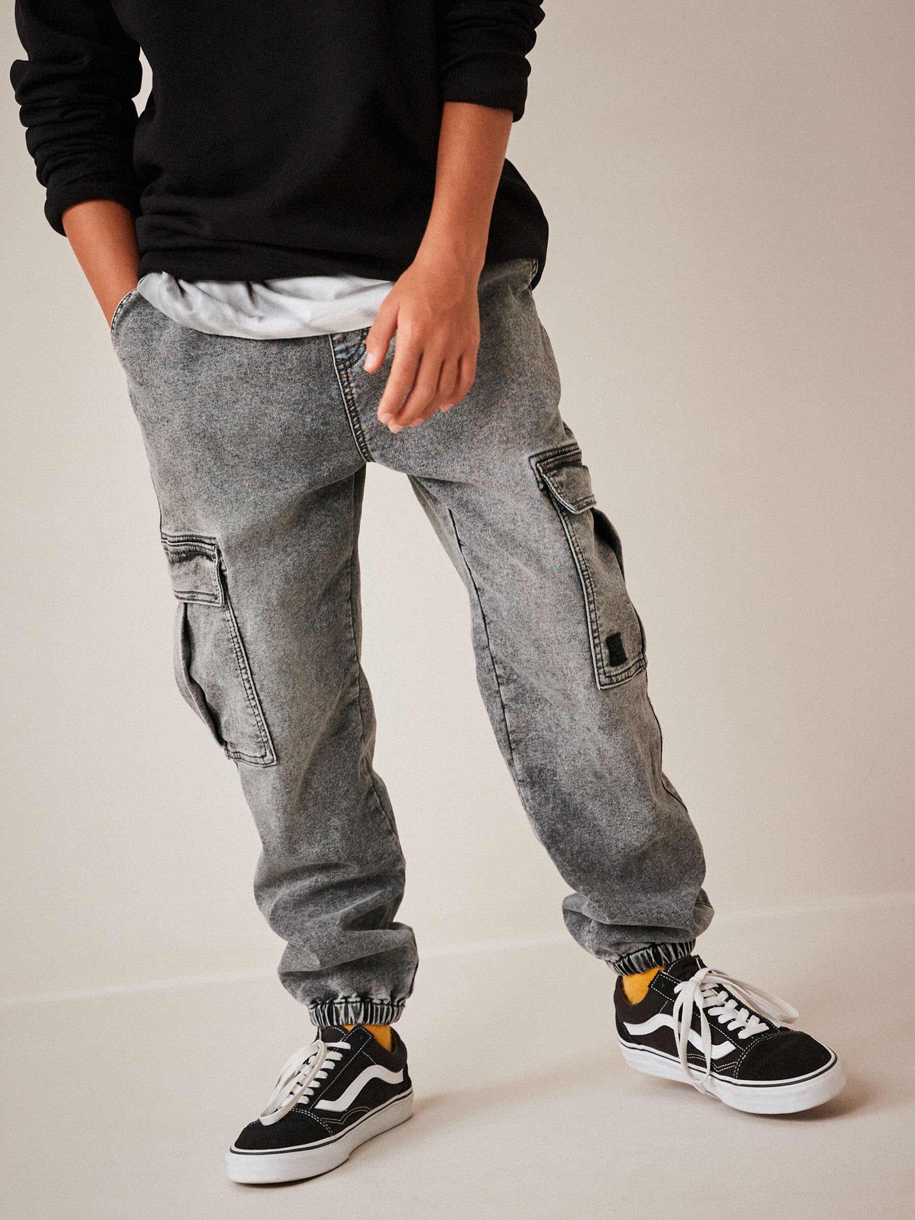 NEXT Jungen Jeans mit Cargotaschen 98-176
