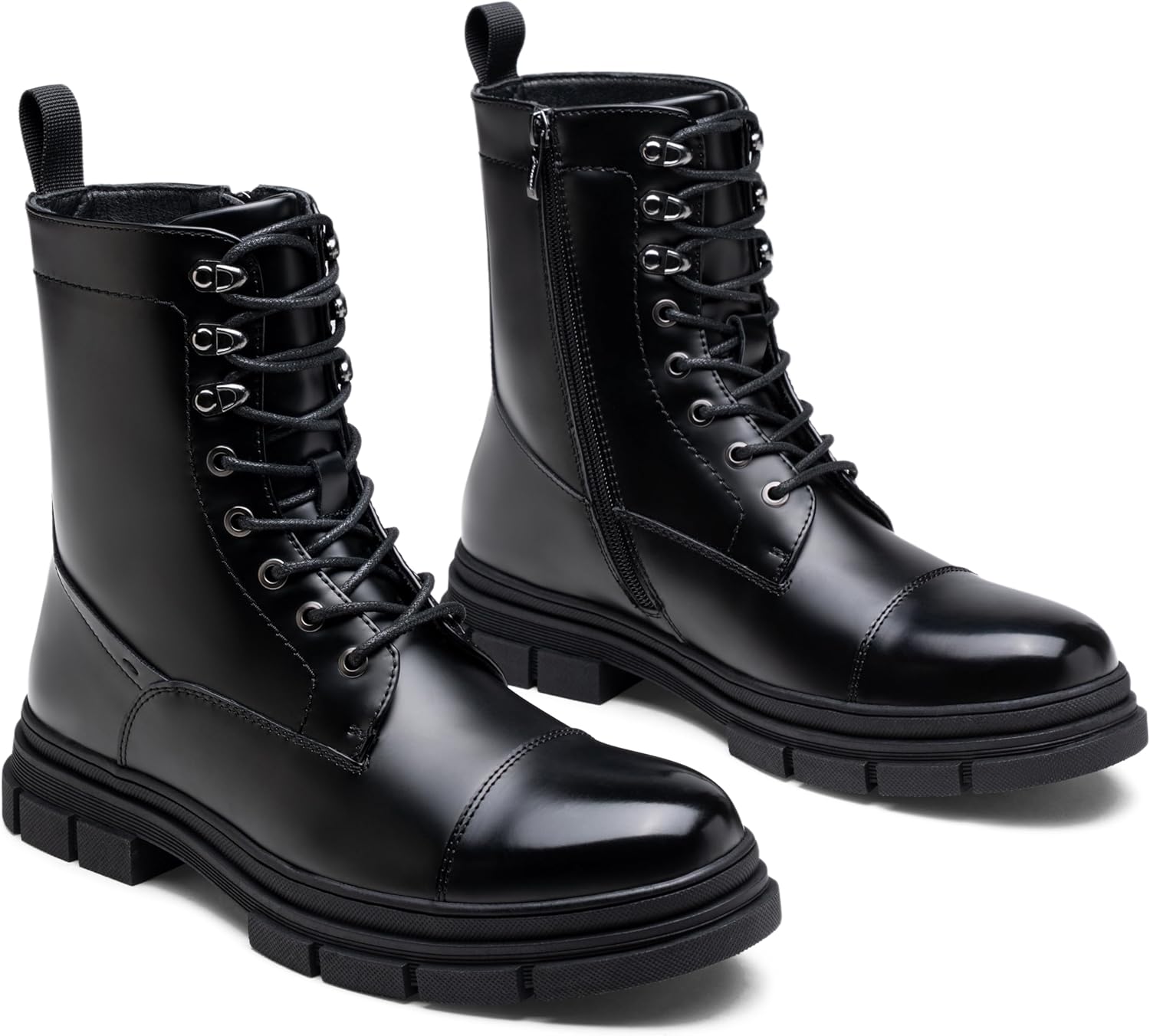 Jousen Mens Boots Casual Fashion Motorcycle Waterproof Combat Boots For Men - Image 8