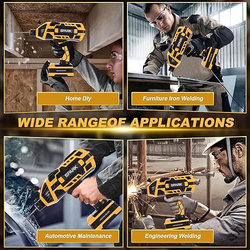 Miniatura 5 de Máquina de soldadura eléctrica, soldador portátil de 110 V con inversor IGBT 6 ajuste de corriente variable, pistola soldadora de arco de mano con