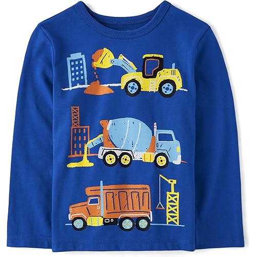 The Children's Place Baby Toddler Boys Long Sleeve Graphic T-Shirt