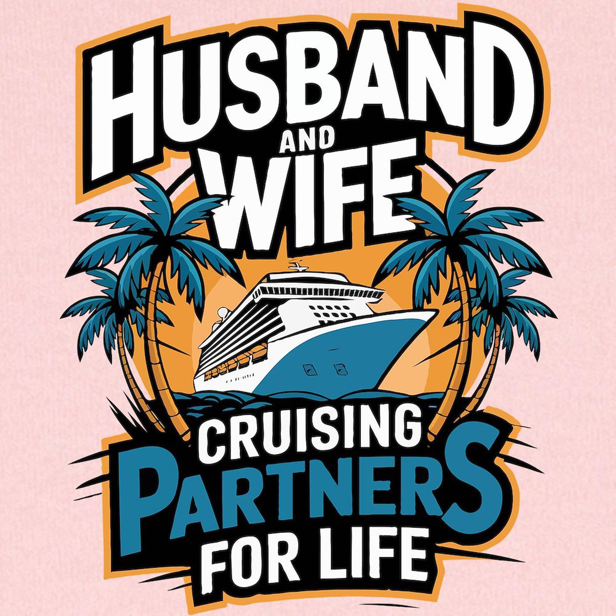 CafePress Husband and Wife Cruising Partners for Life Cruise Baby Blanket, Super Soft Newborn Swaddle