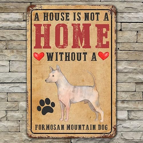 Vista 42 de Letrero de metal con texto en inglés «A House is Not A Home Without A Dogo Argentino» («A House is Not A Home Without A Dogo Argentino»)