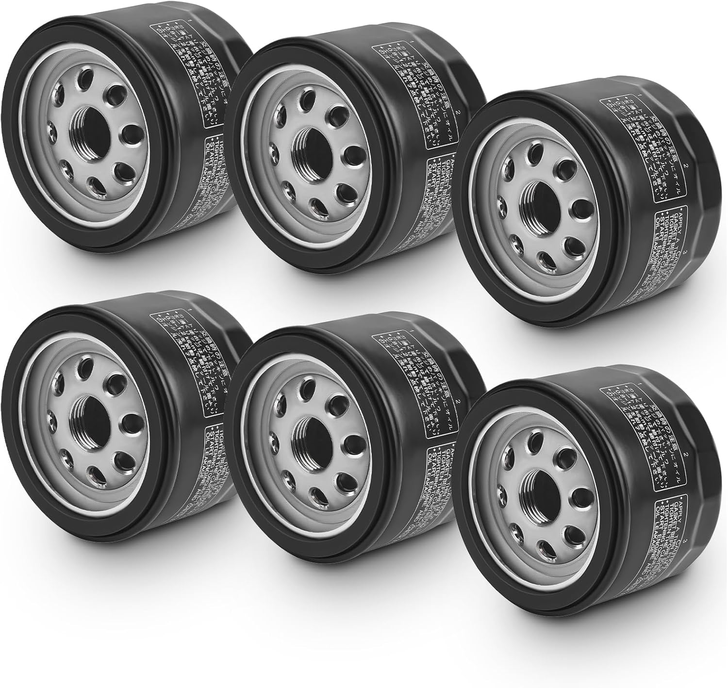 49065-7007 Oil Filter 49065-0721 for Kawasaki FX600V FR691V FR730V FR651V FR541V FR600V FX600V FS730 FS730V FX600V (6PCS)