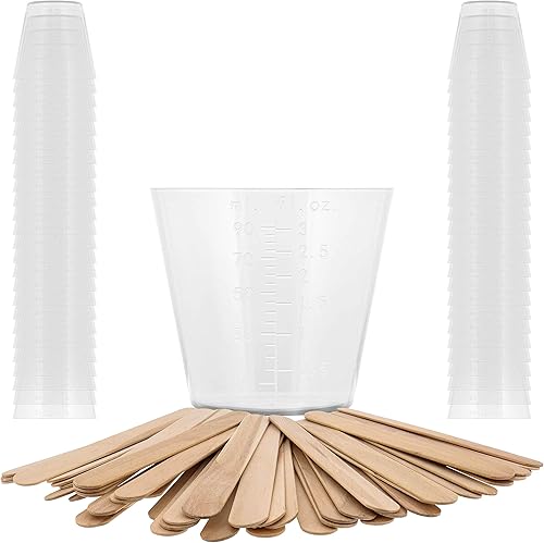 Miniatura 9 de Pouring Masters Paquete de 12 tapas de vaso mezclador para tazas medidoras graduadas de plástico de 12 onzas (11.8 fl oz), parte superior de sello