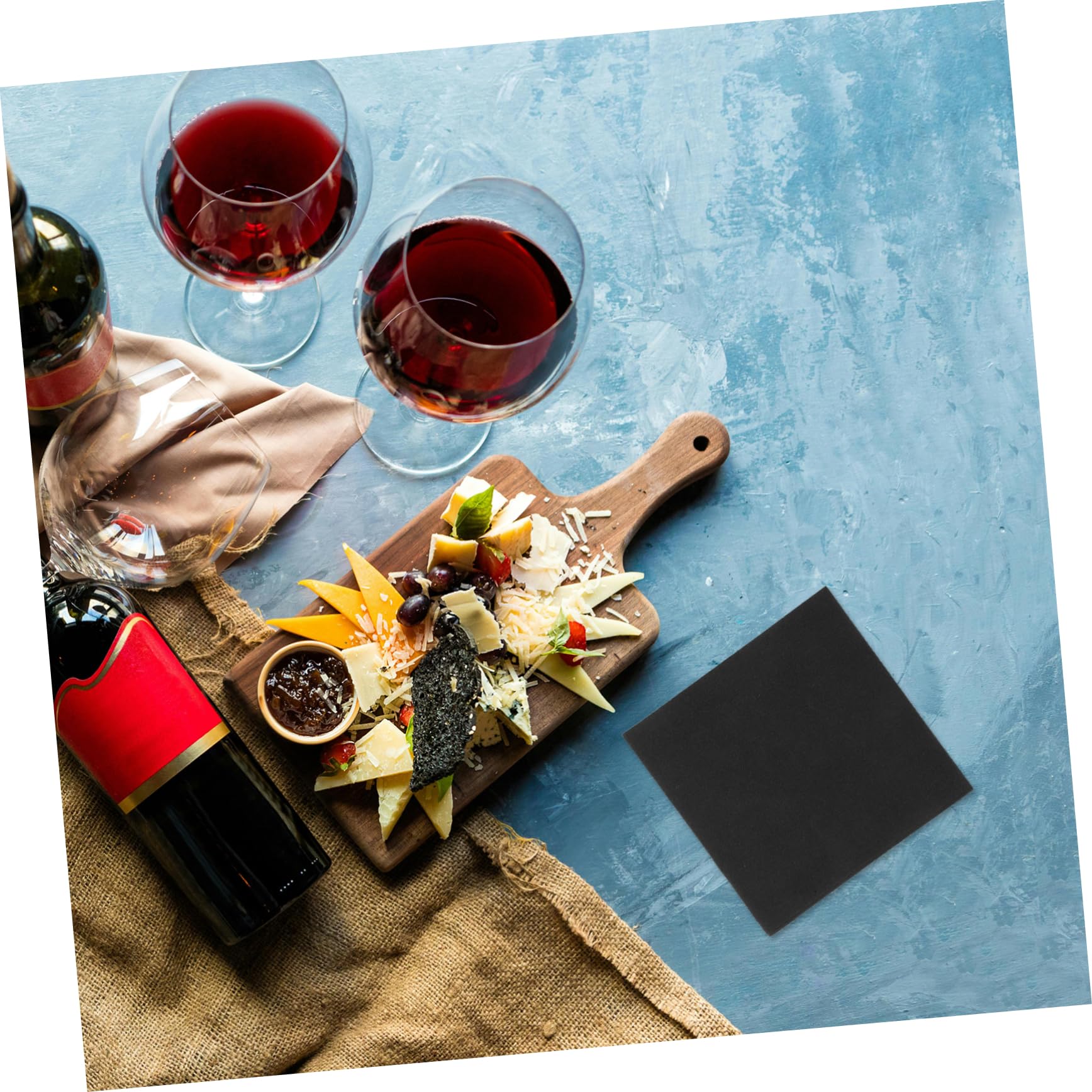 Healvian 200piezas Servilletas Desechables Negras De Papel Para Fiestas Bodas y Eventos Paquete De Unidades Suaves y Elegantes Para Ocasión