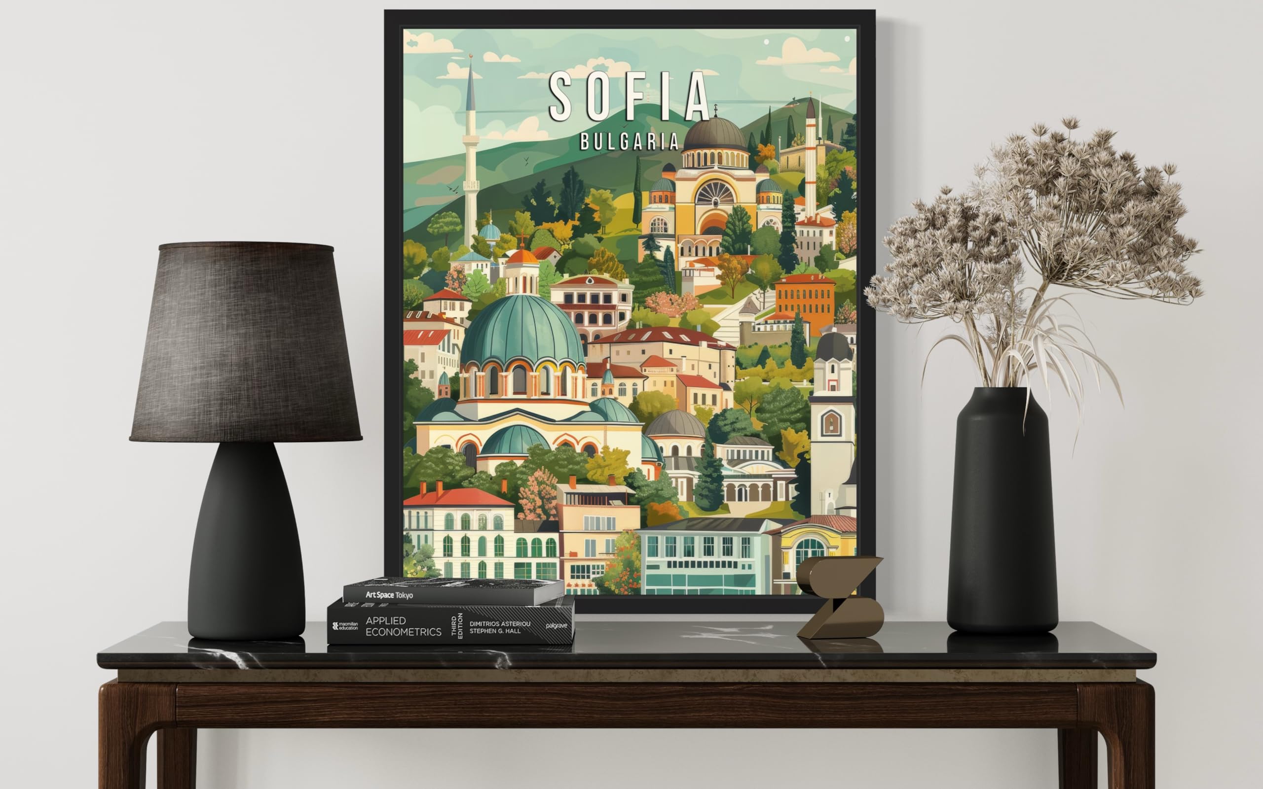 Amazon.com: Sofia Bulgaria Black Framed Art Print Poster, Europe