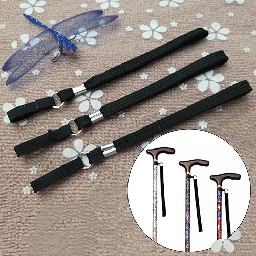Miniatura 6 de 20 correas de muñeca de bastón, accesorios de bastón, correas elásticas de repuesto para bastones y bastones