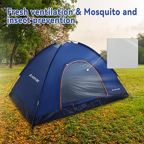 Miniatura 3 de Tiendas de campaña para 1234 personas, impermeables y resistentes al viento, tienda de campaña familiar, tienda de campaña ligera y portátil para