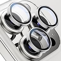 Vista 8 de WSKEN Protector de lente de cámara para iPhone 15 Pro/iPhone 15 Pro Max, [Mantén el disparo original] Protector de pantalla de cámara de vidrio