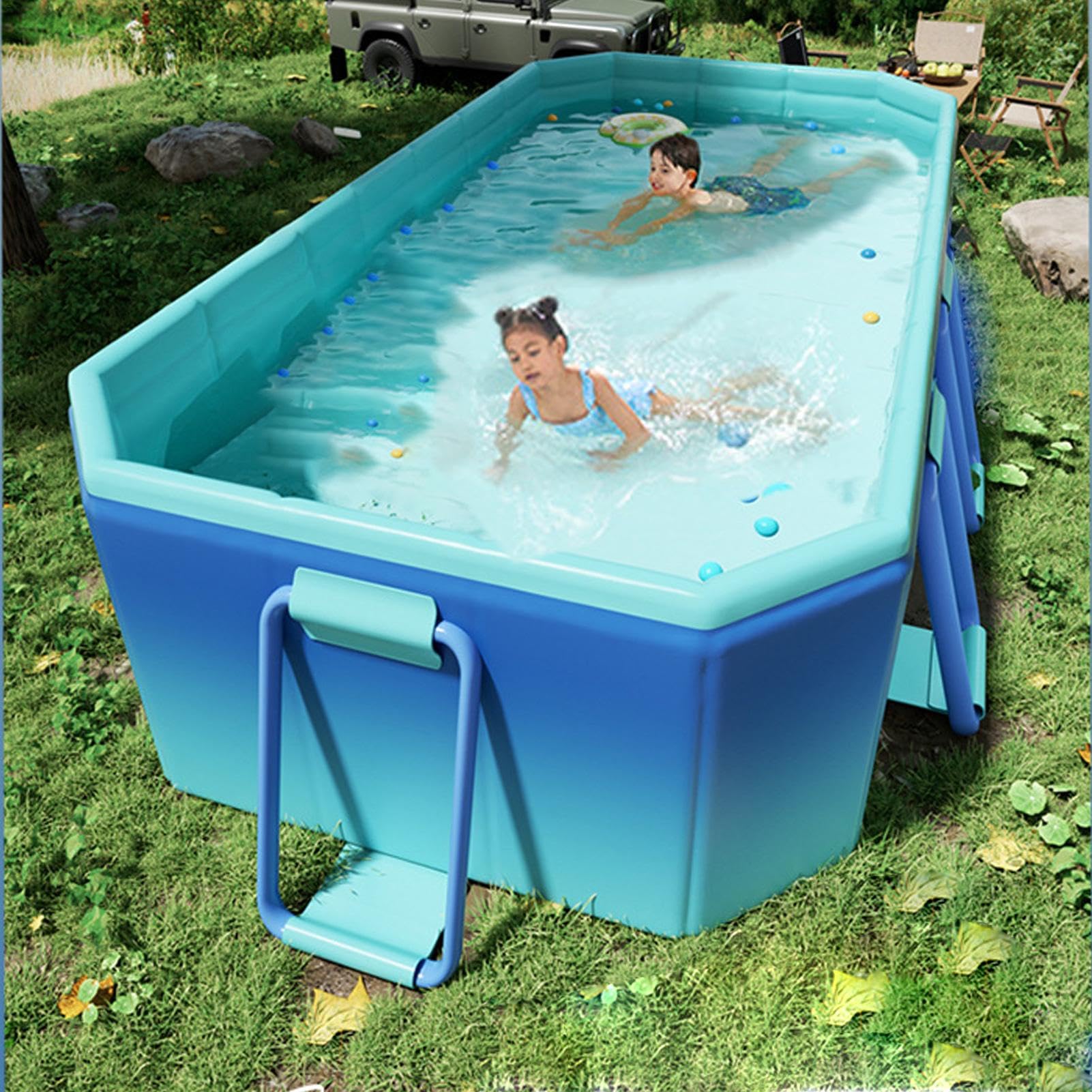 Piscina Plegable, Piscina Plegable para Piscina para niños para Mascotas - Piscina para Perros Plegable, bañera portátil, Piscina no Inflable