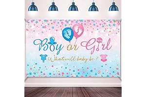 Gender Reveal Party Banner - Boy or Girl Backdrop