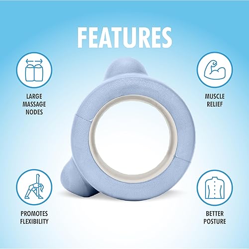 Miniatura 3 de Lumia Wellness Rodillo de masaje para el cuello, 4 pulgadas, masajeador muscular de tejido profundo, herramienta de liberación muscular, alivio de