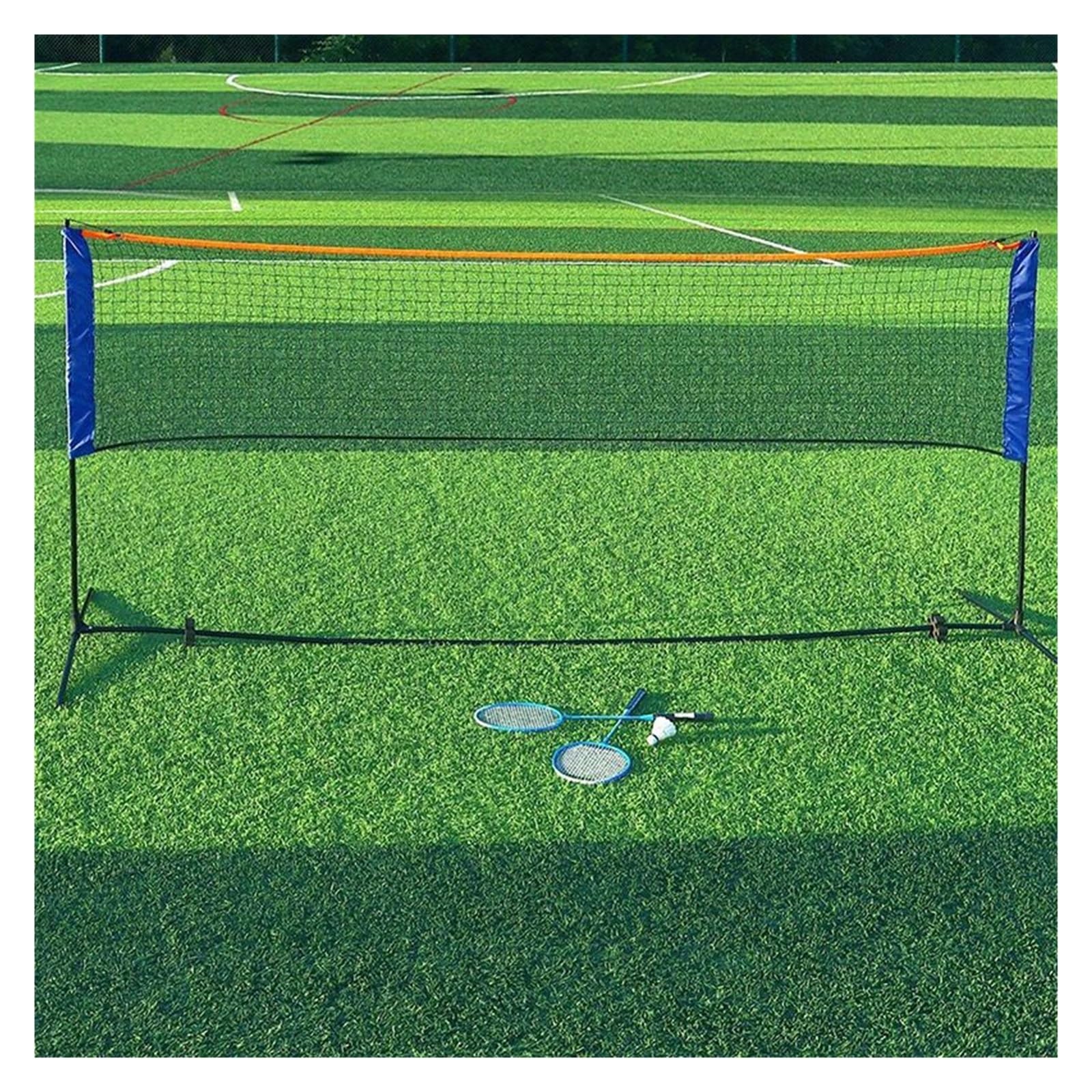 Rete da Badminton Portatile, Rete di Ricambio for Badminton, pallavolo, Tennis, Pickleball, Blu, 3,1-6,1 m(3.1m)