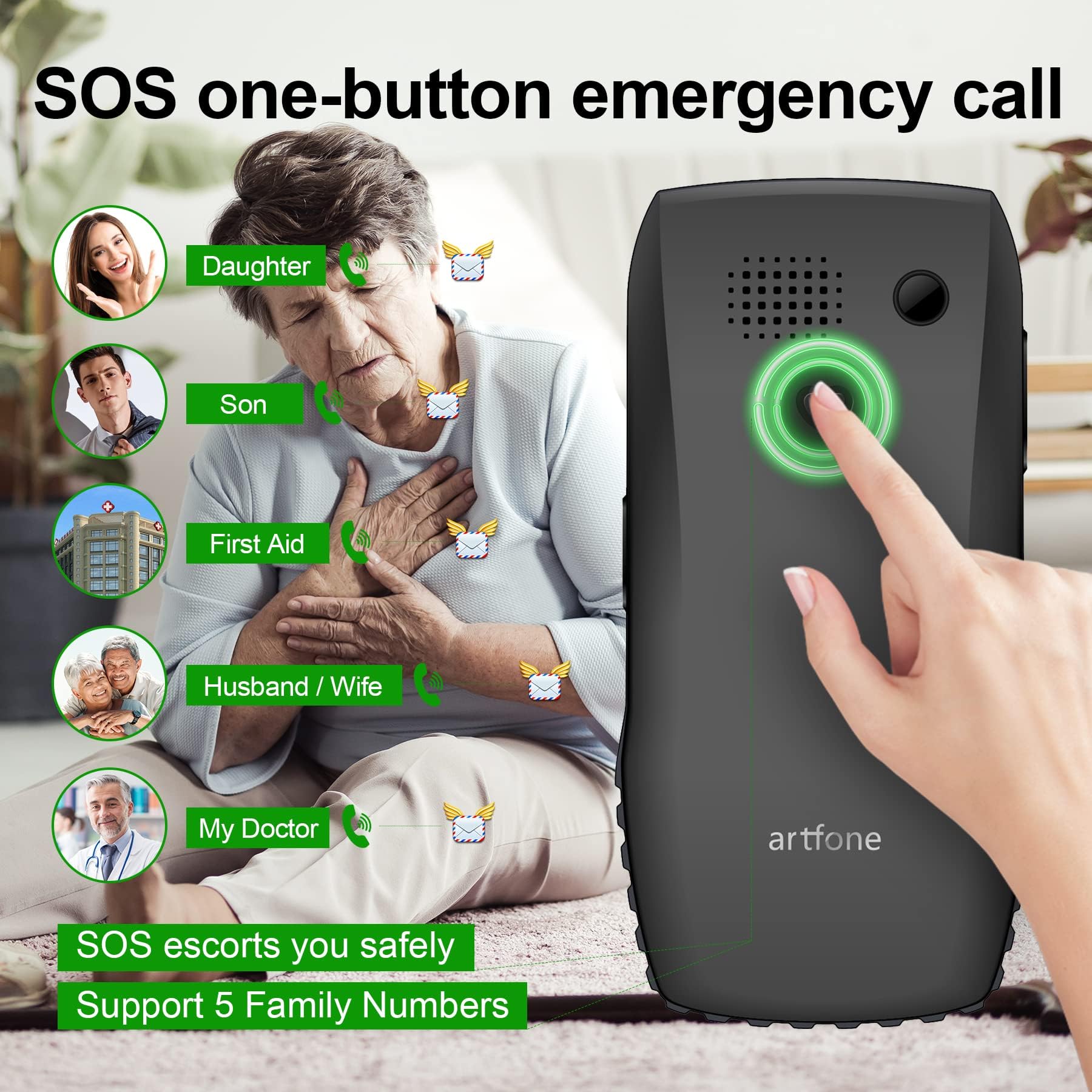 Adattatore CarPlay Wireless Per Auto | Plug & Play, Supporta IPhone E Android | WiFi 5.0GHz - Foto 7