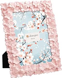 Amazon.com - eletecpro 5x7 Cute Picture Frame with Real Glass Cover, Resin Photo Frame with ...