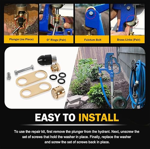 Miniatura 6 de Premium 850 Sb Kit de reparación de hidrante de agua para patio 9401324 y 8842 émbolo para Simmons 800LF 800SB 4800LF 5800LF 6800LF Kit de