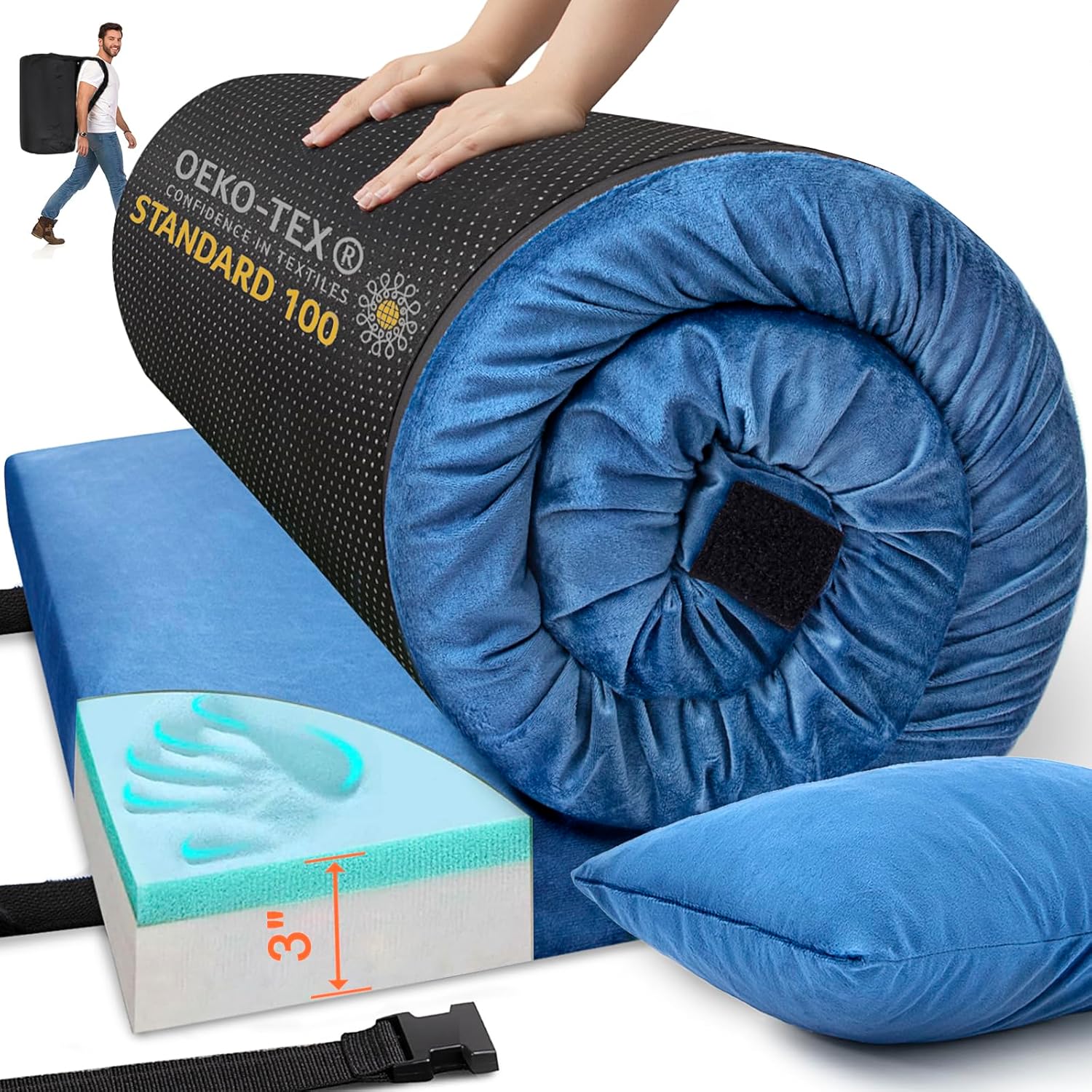 Amazon Airpanda Memory Foam Camping Mattress Sleeping Pad 3 
