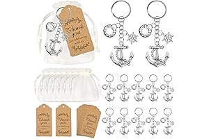 BANBALLON Nautical Party Favors: Anchor Keychain and Accessories