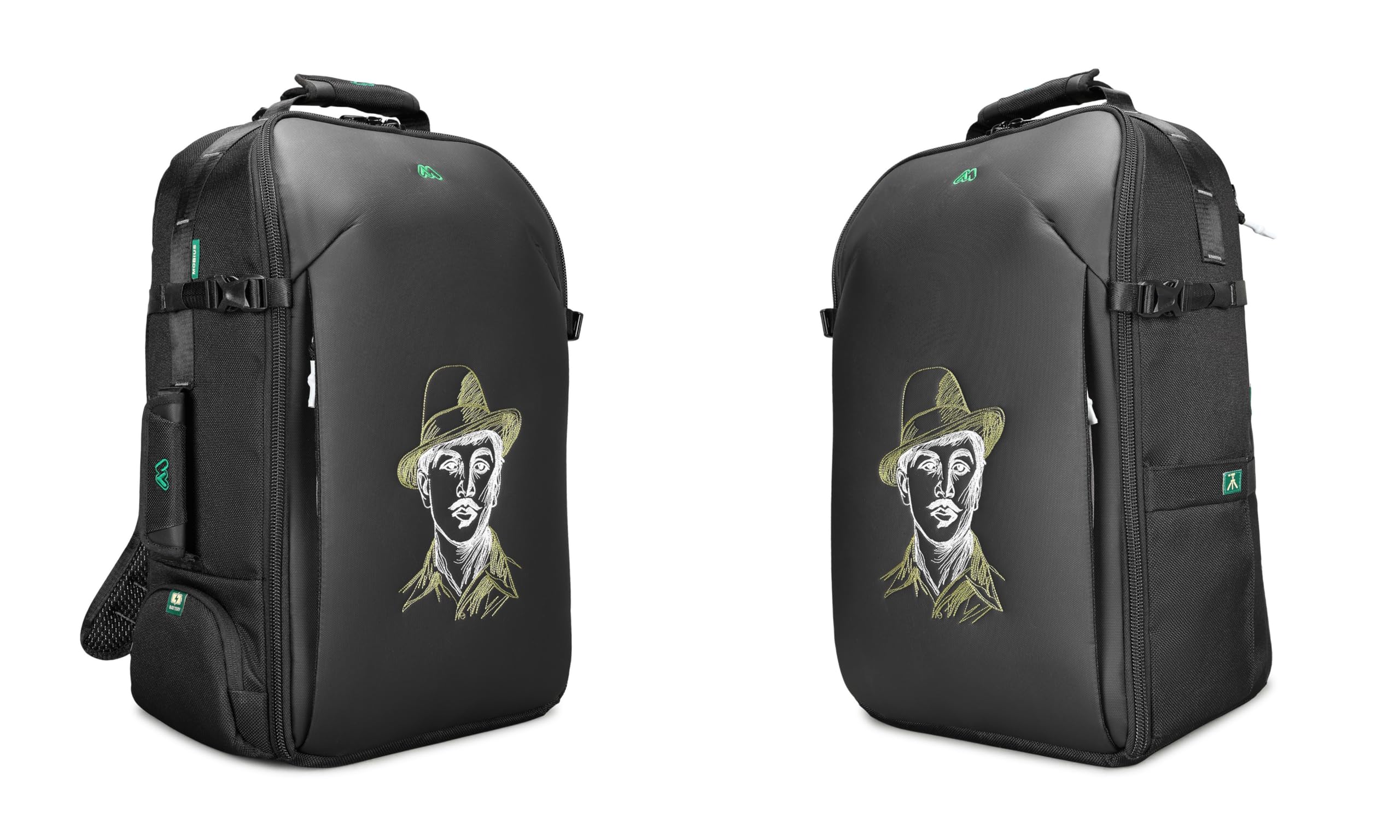 MOBIUS Legend B DSLR Camera Backpack | Limited Edition | Fits 2 Camera Bodies + 7–8 Lenses (150-600 mm Compatible) + 17″ Laptop |Rain Cover |Tribute to Indian Legends 4